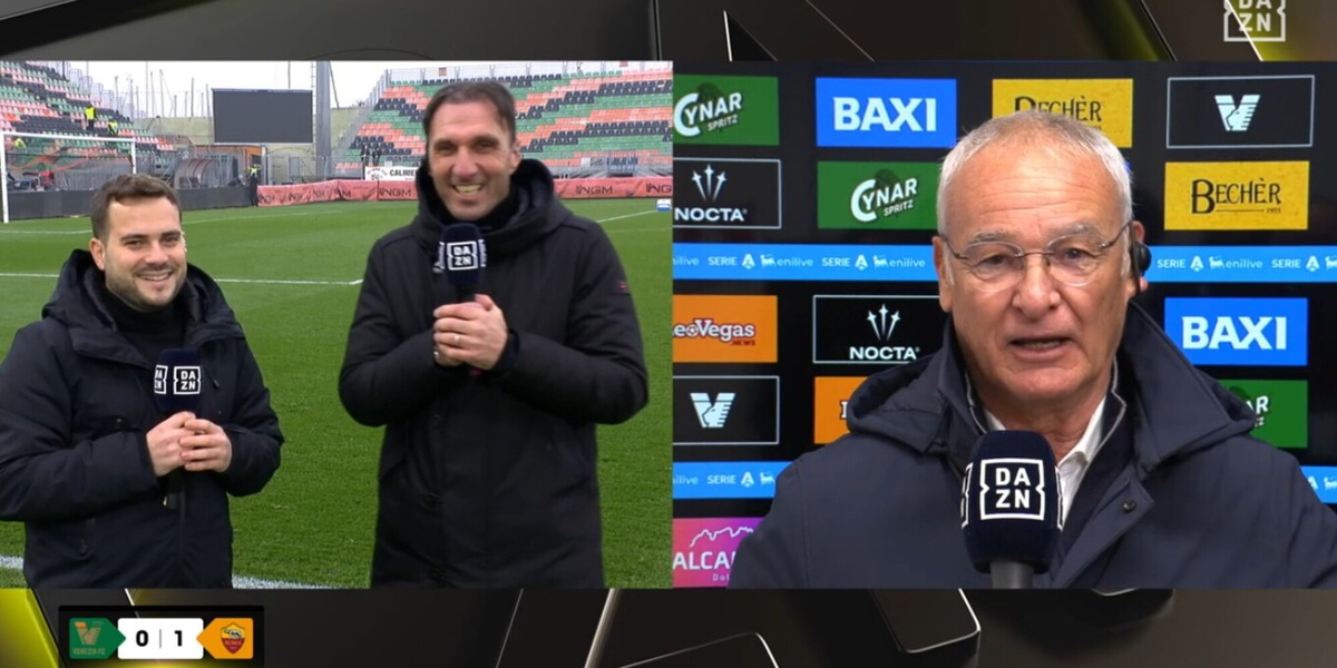 Ranieri e il siparietto in tv a Dazn: "Mi fate aspettare e io pago l'abbonamento..."