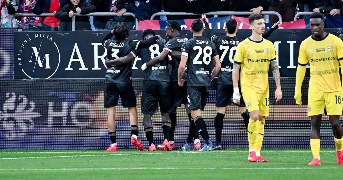 Cagliari, vittoria di platino: 2-1 al Parma con Adopo e Coman