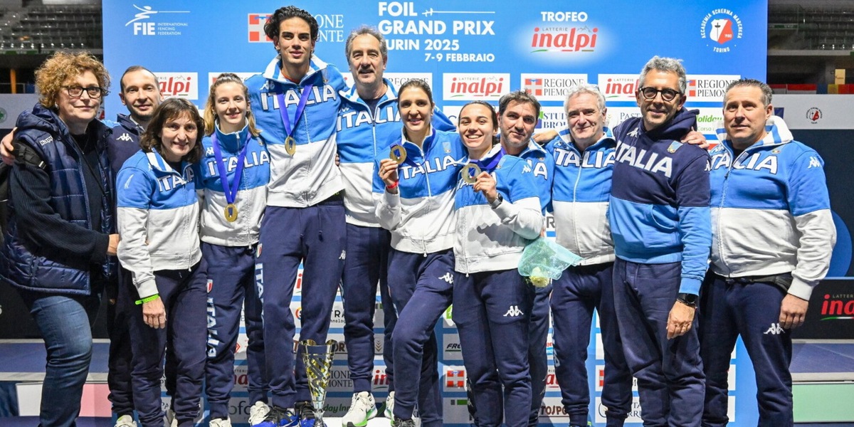 Festa Italia nel Grand Prix di fioretto a Torino: trionfano Marini e Favaretto