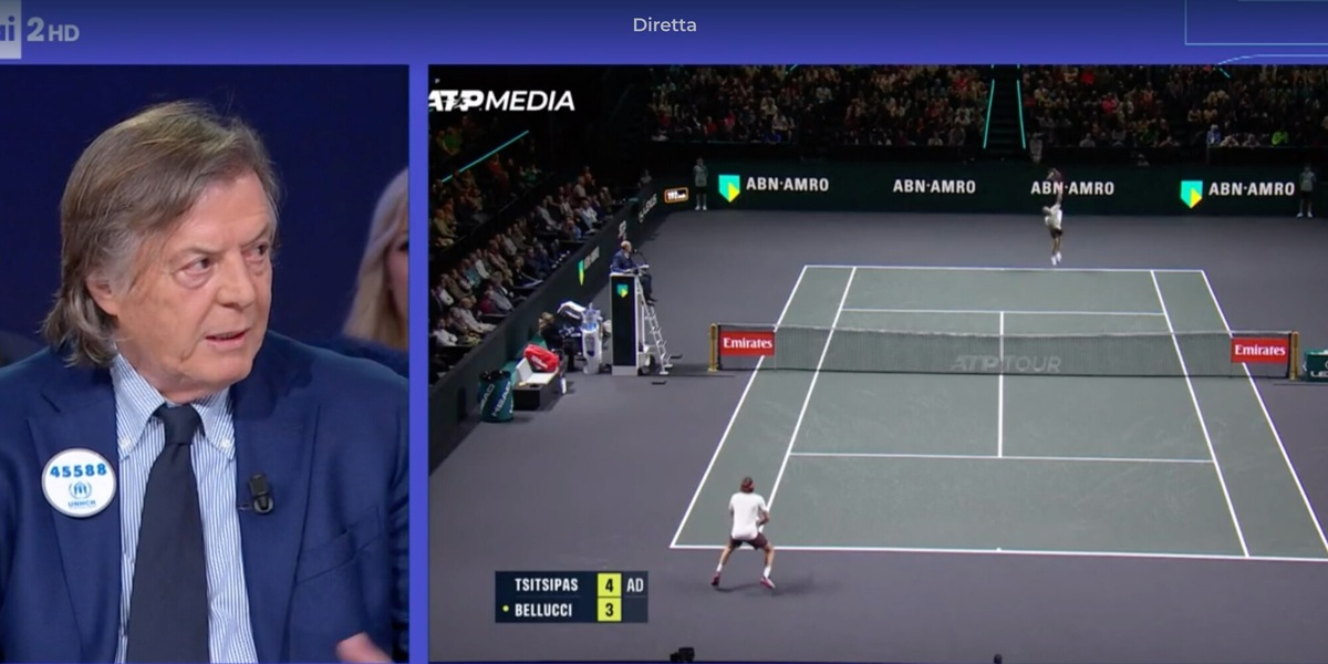 Panatta esalta Bellucci e asfalta Tsitsipas: "Un mancino da noi...". Poi la frecciata a Bertolucci che fa ridere lo studio tv