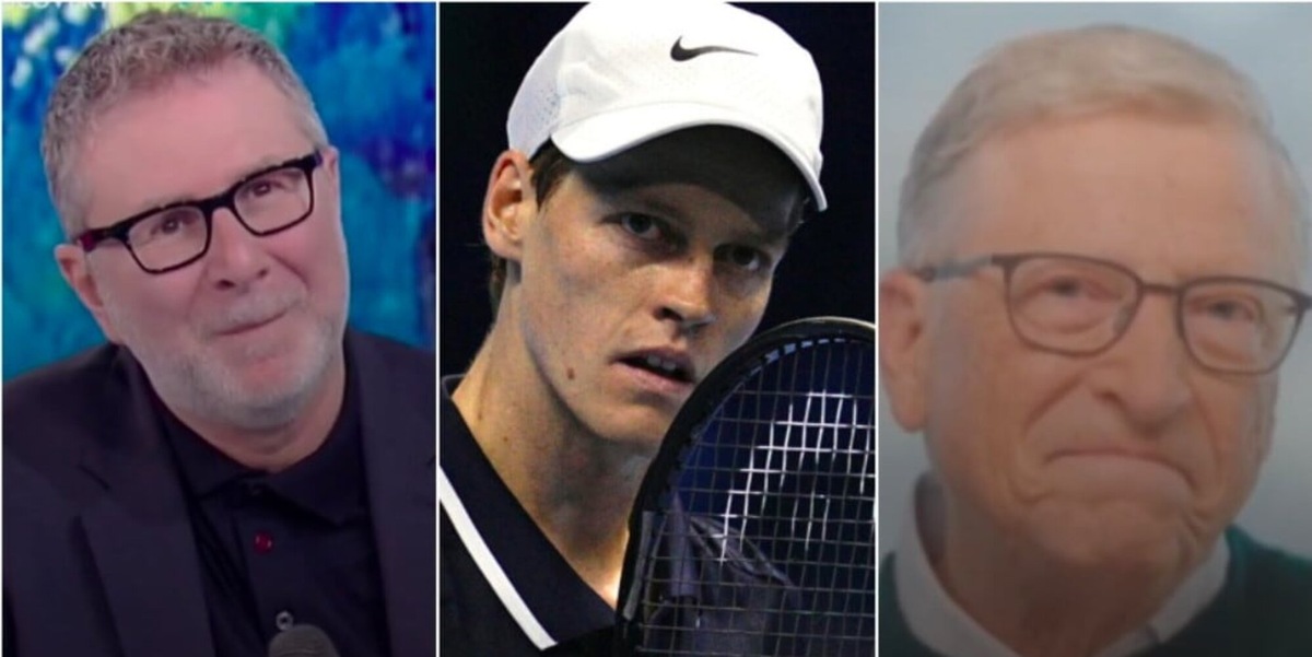 Bill Gates va da Fabio Fazio e esalta Sinner in diretta tv: “Per me ha una qualità unica”