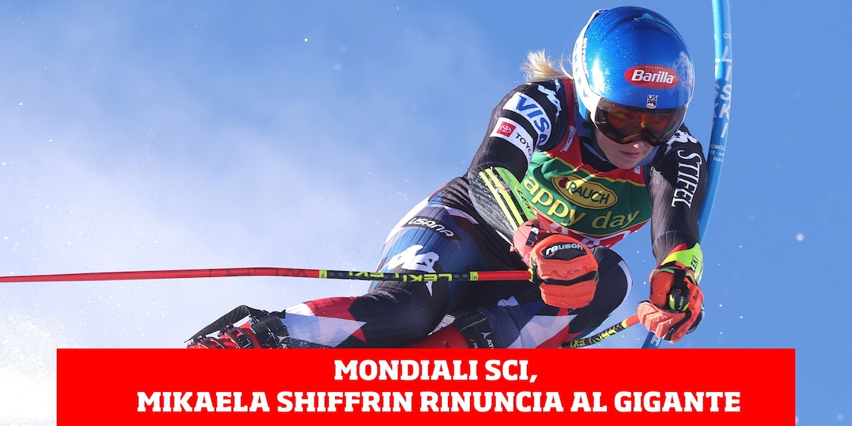 Mondiali Sci, Shiffrin rinuncia al gigante: "Ho paura!"