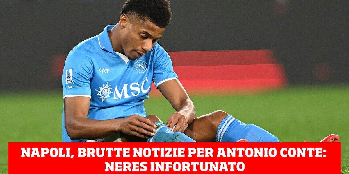 Napoli, tegola Neres: infortunio per il brasiliano