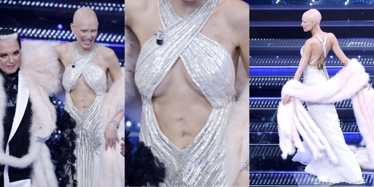 Bianca Balti scollata e con la cicatrice in vista: sexy e coraggiosa