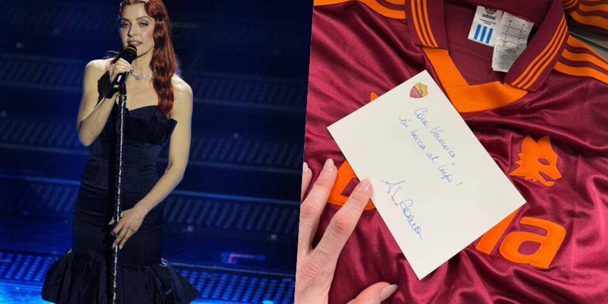 Noemi e la maglia di Roma a Sanremo: “Mai sola”