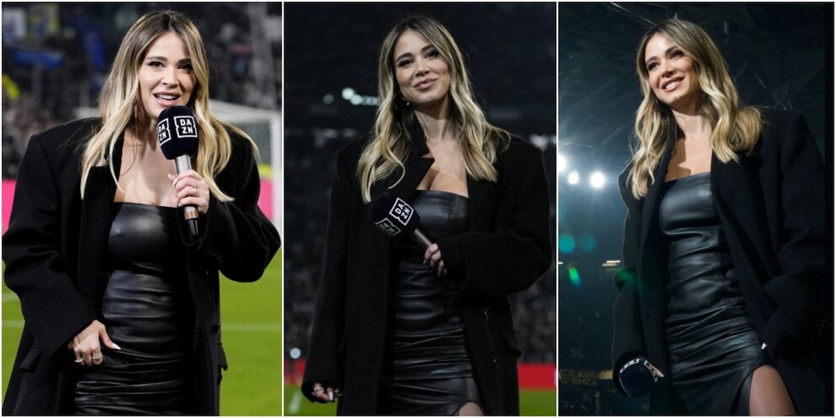 Diletta Leotta accende lo Stadium: il sexy look per Juve-Inter