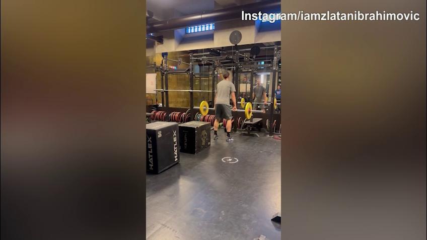 Milan, pesi in palestra per Zlatan Ibrahimovic