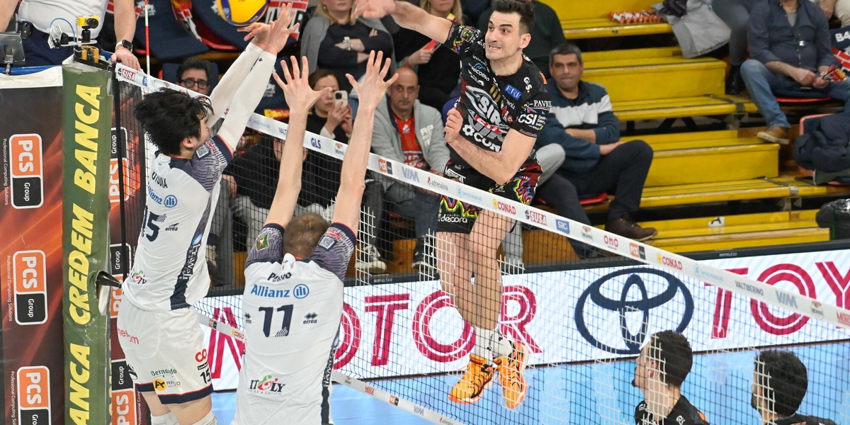 Perugia supera Milano, Civitanova batte Taranto