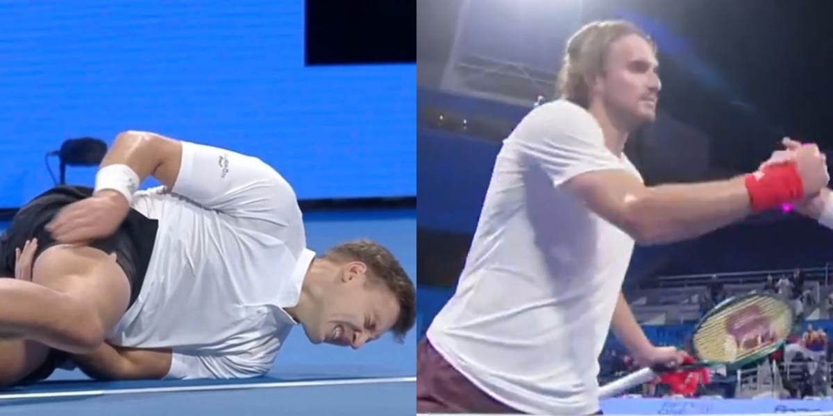 Tsitsipas, scoppia il caso a Doha: perde con l'avversario infortunato, poi fa un gesto che i social non apprezzano