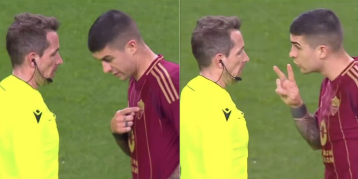 Mancini spiega perché ha mostrato lo stemma della Roma all'arbitro Stieler: "Lui lo ha capito..."