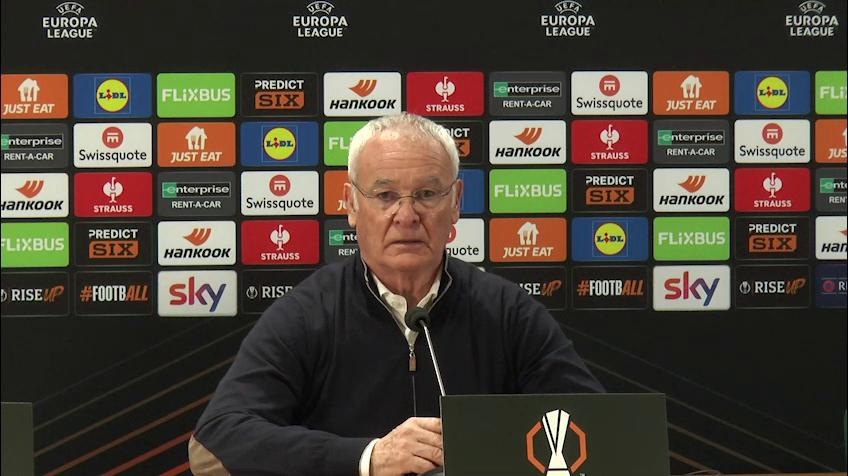 Ranieri: "Athletic Bilbao e Lazio sono due grandi squadre. Pellegrini deve dare di più"