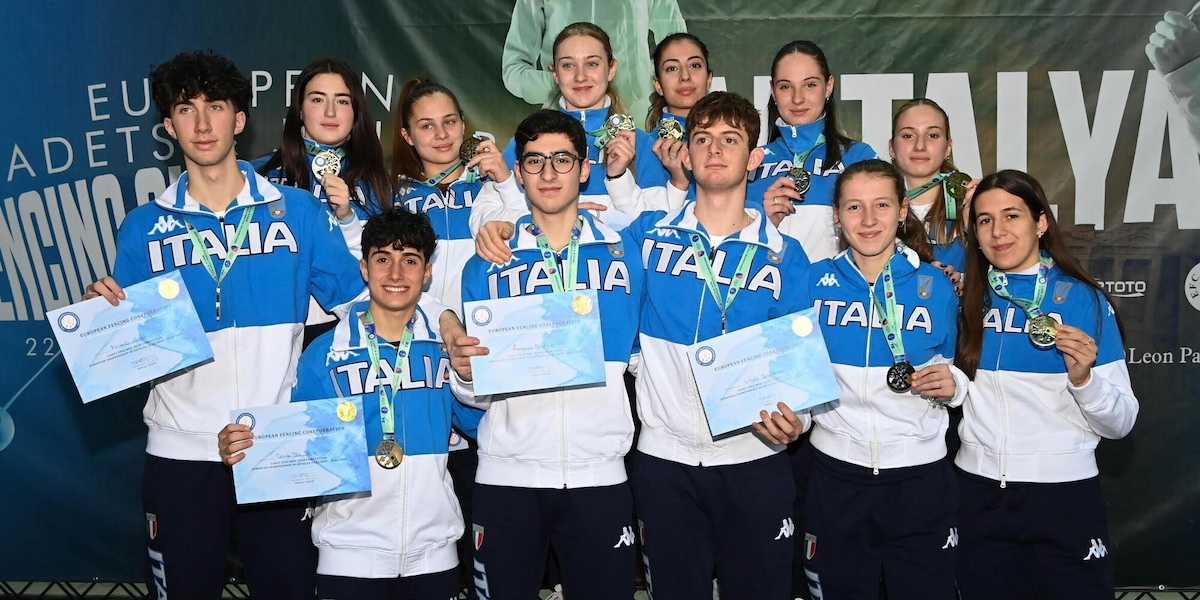 Italia super ad Antalya: tre medaglie d’oro in tre gare a squadre!