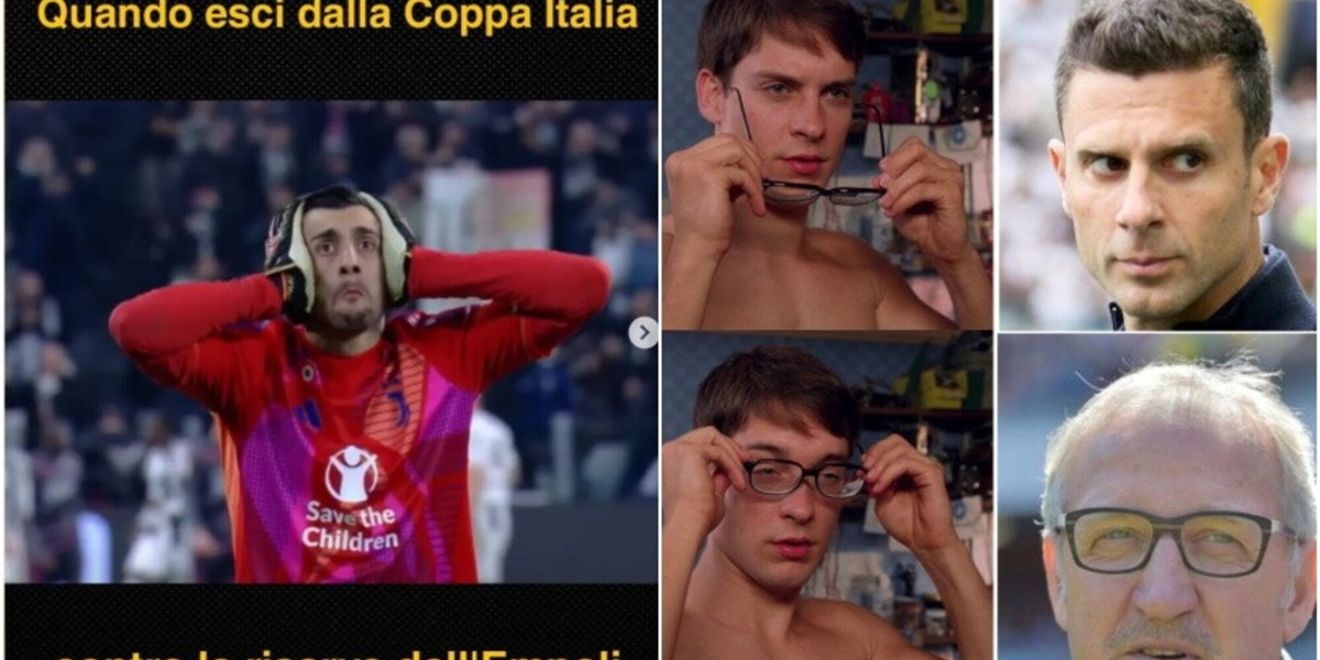 Juve fuori dalla Coppa Italia: le ironie social dopo i rigori contro l'Empoli sono spietate