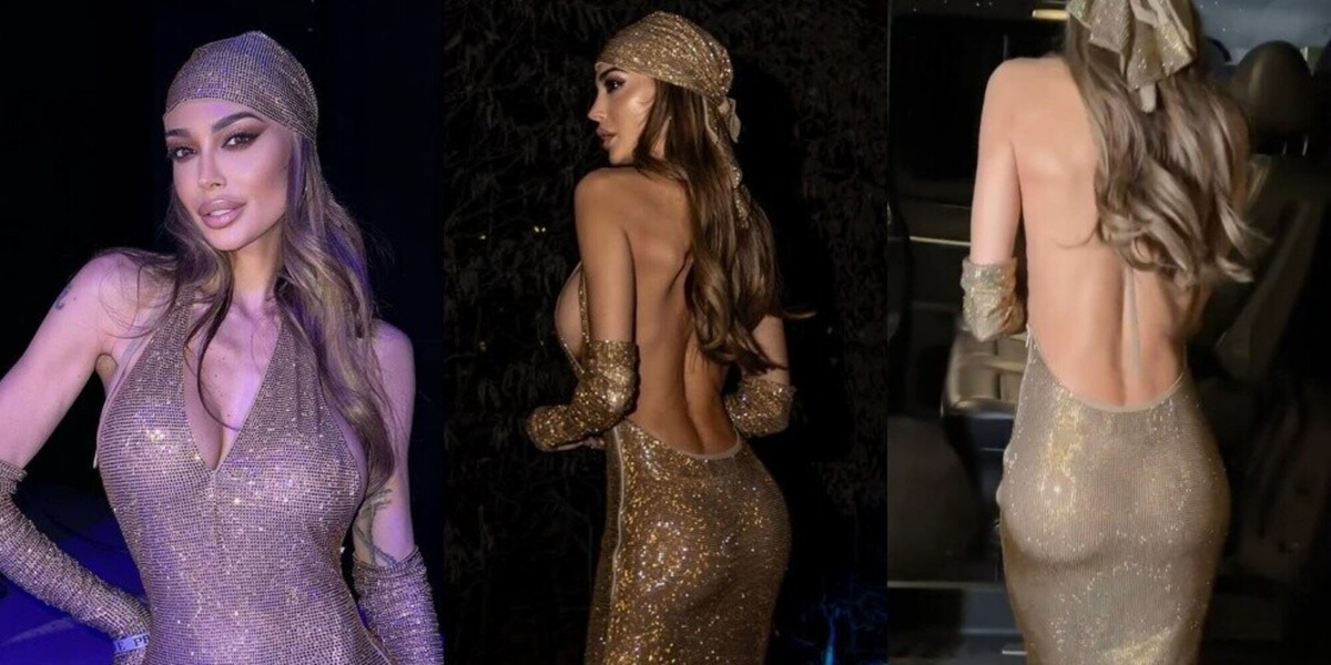 Cristina Buccino indossa un vestito trasparente: social impazziti