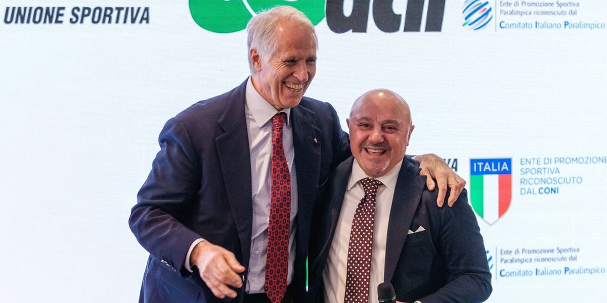 Lembo rieletto alla presidenza dell'Us Acli, auguri da Malagò per il suo terzo mandato