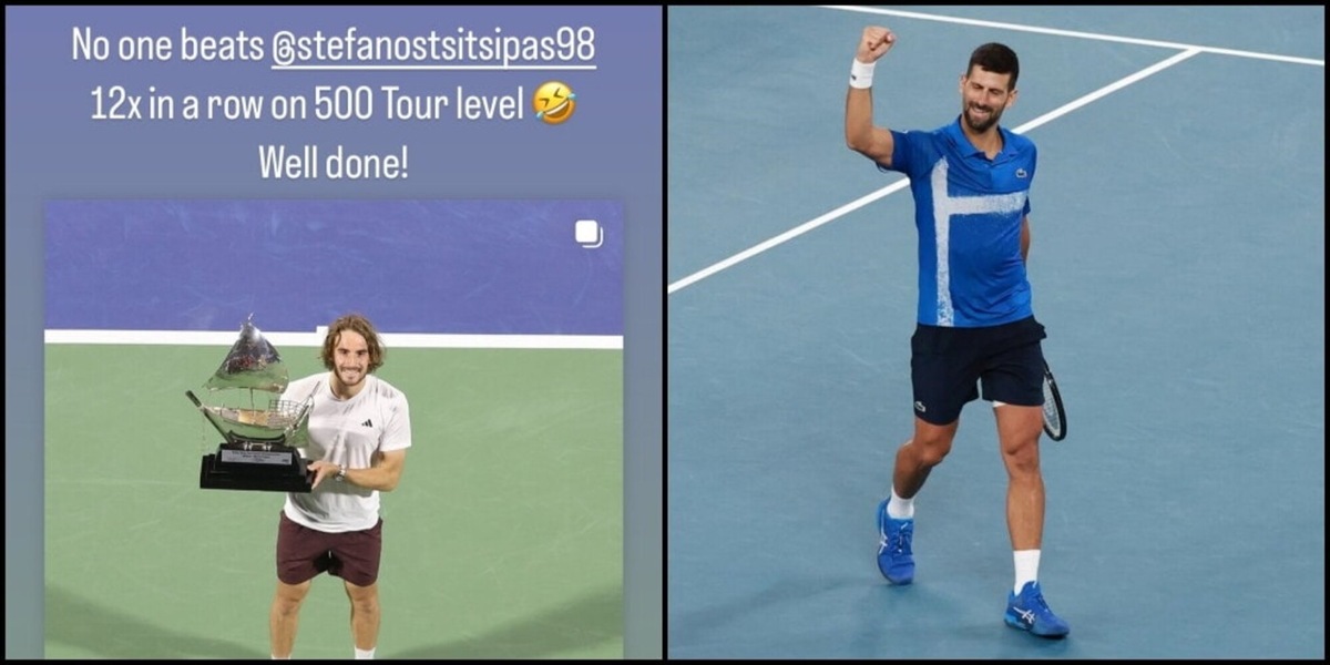 Tsitsipas spezza la maledizione dei 500: il commento ironico di Djokovic