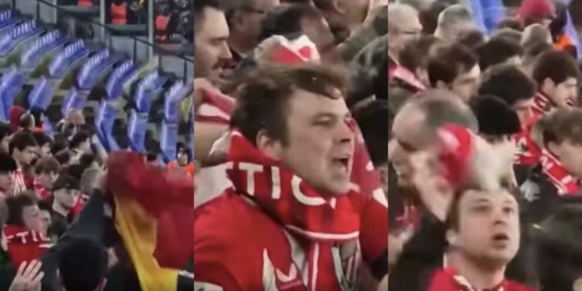 Incredibile, un tifoso dell’Athletic Bilbao canta “Grazie Roma” all’Olimpico