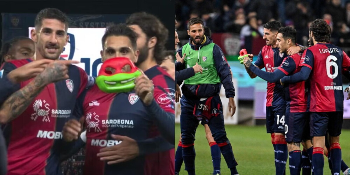 Cagliari, il commovente gesto di Viola dopo il gol: a chi era dedicata la maschera
