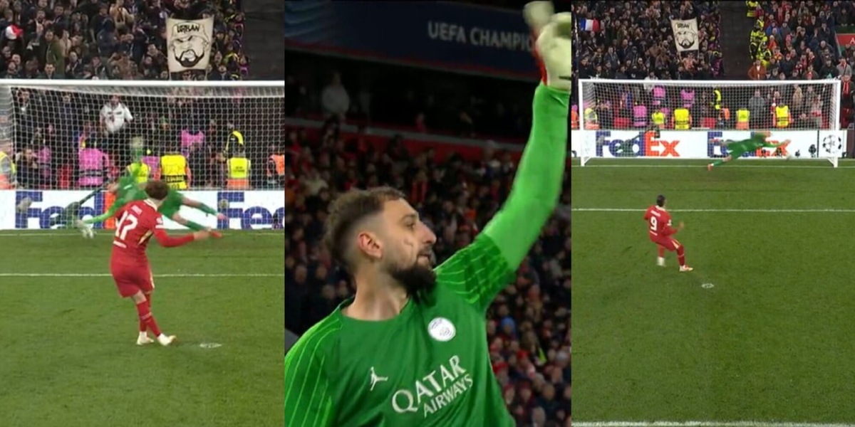 Donnarumma eroe ad Anfield: para due rigori ed elimina il Liverpool
