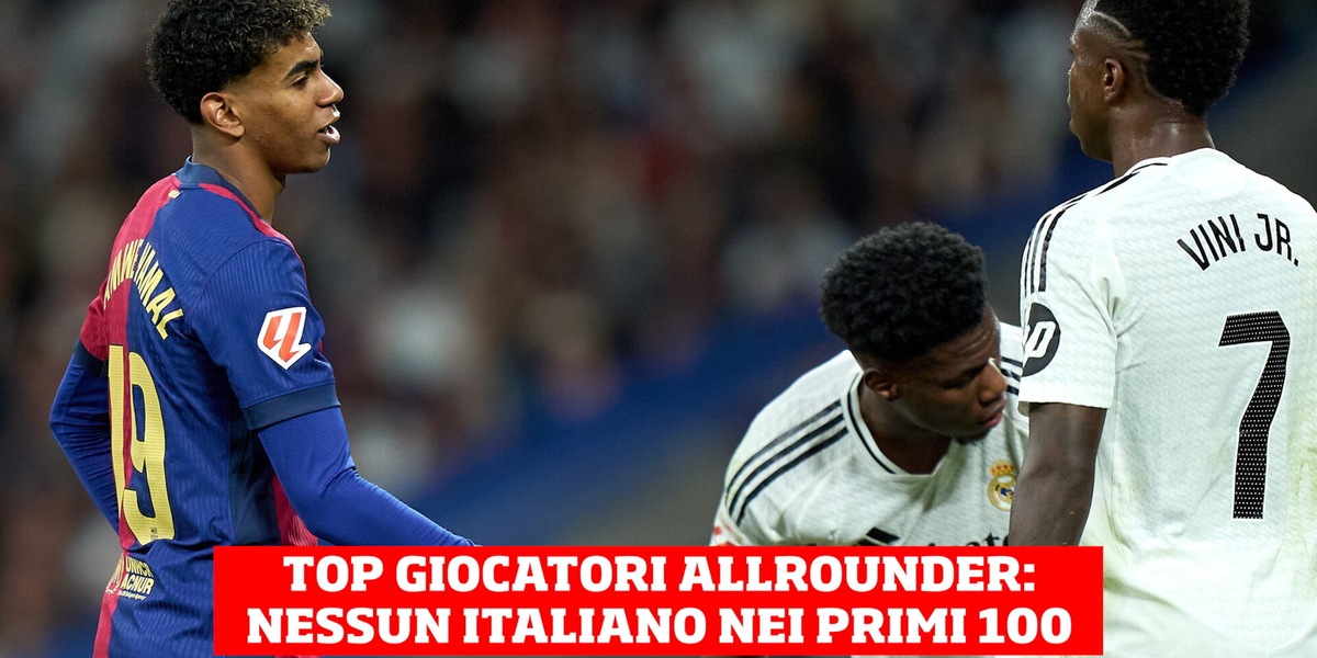 Giocatori più performanti al mondo: nessun italiano nella Top 100
