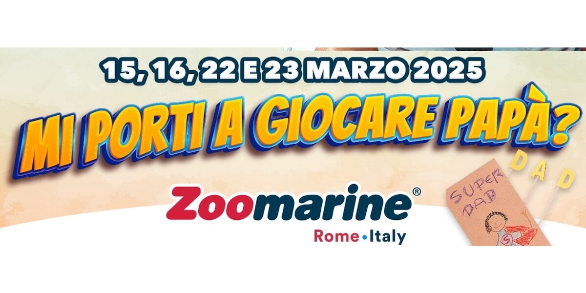 "Mi porti a giocare papà?". A Zoomarine cellulare off e cuore on
