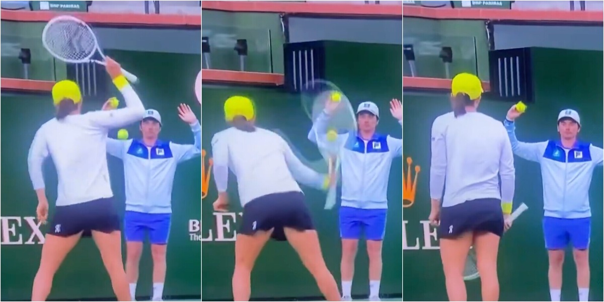 Follia Swiatek a Indian Wells, scaglia la palla contro il raccattapalle e rischia di colpirlo: cosa è successo