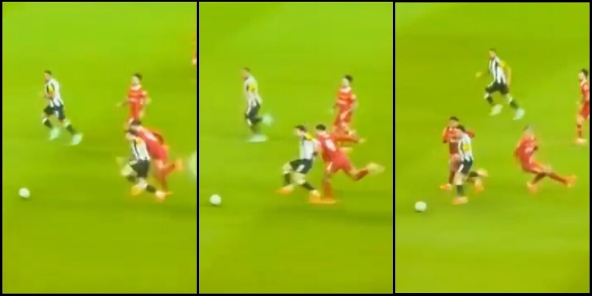 Tonali sovrasta Van Dijk nel trionfo del Newcastle a Wembley