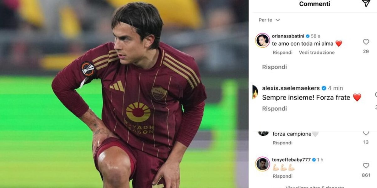 Da Tony Effe ai compagni fino agli avversari, quanti messaggi per Dybala: ecco chi gli ha scritto
