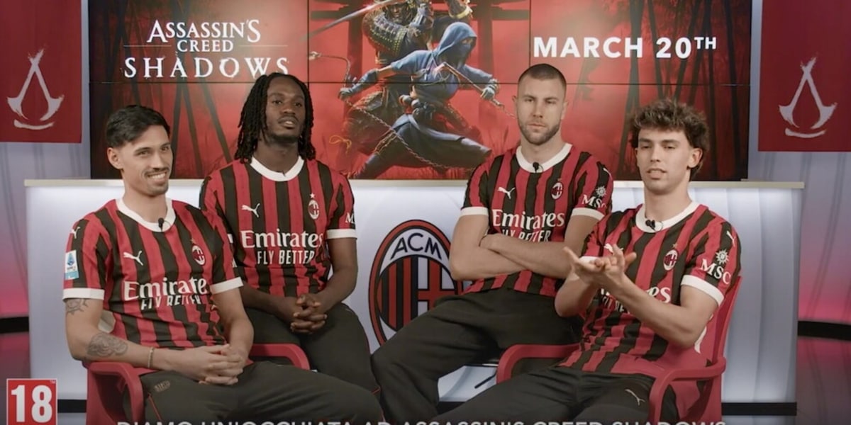 Assassin's Creed Shadows, gioca il Milan