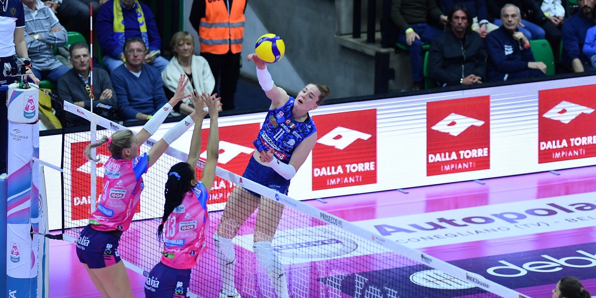Play Off: Gara 1 di semifinale è di Conegliano, Novara ko