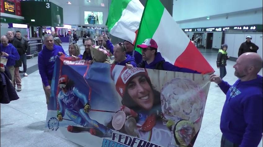 Il trionfale ritorno in Italia di Federica Brignone: "Io portabandiera a Milano-Cortina? Non dipende da me..."