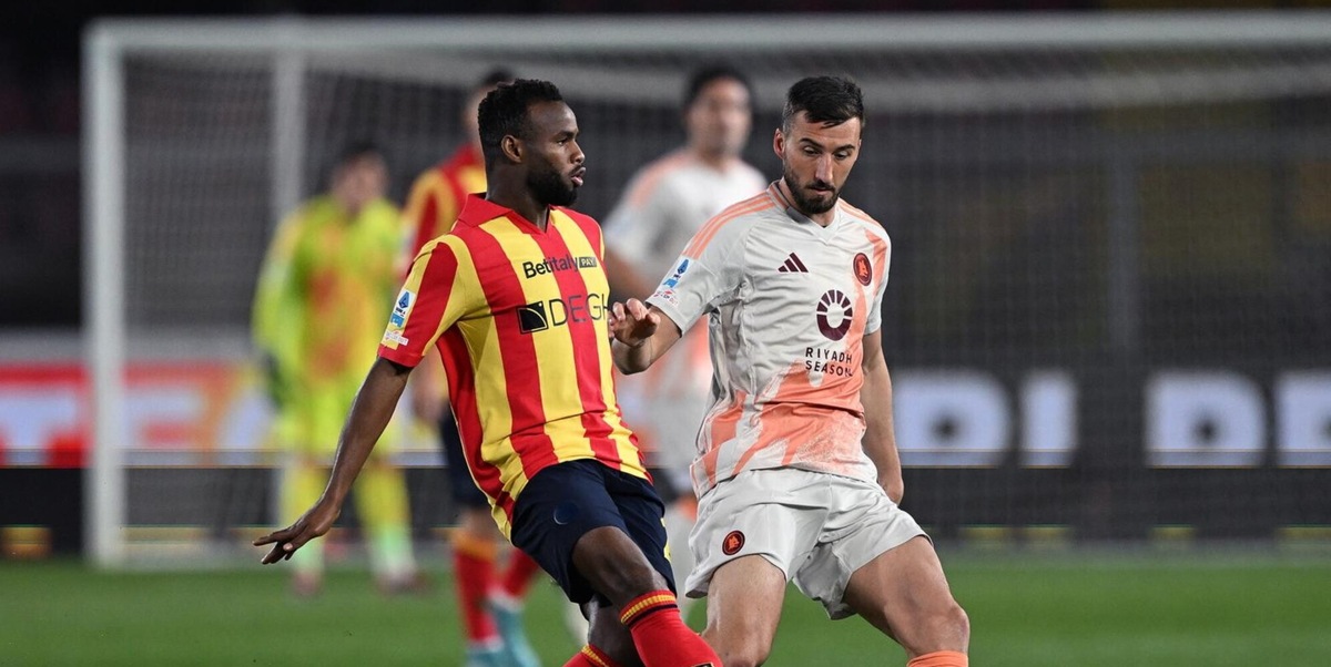 Lecce Roma 0-1, il tabellino della partita