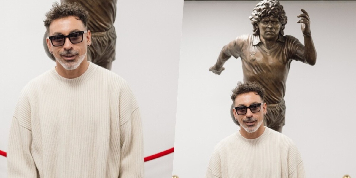 Lavezzi torna a Napoli: la foto con la statua di Maradona fa impazzire i tifosi