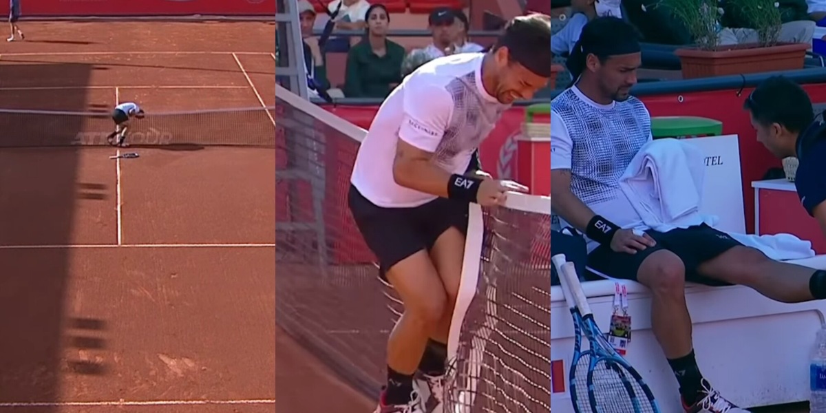 Fognini vince il punto ma si fa male: cos'è successo a Marrakech