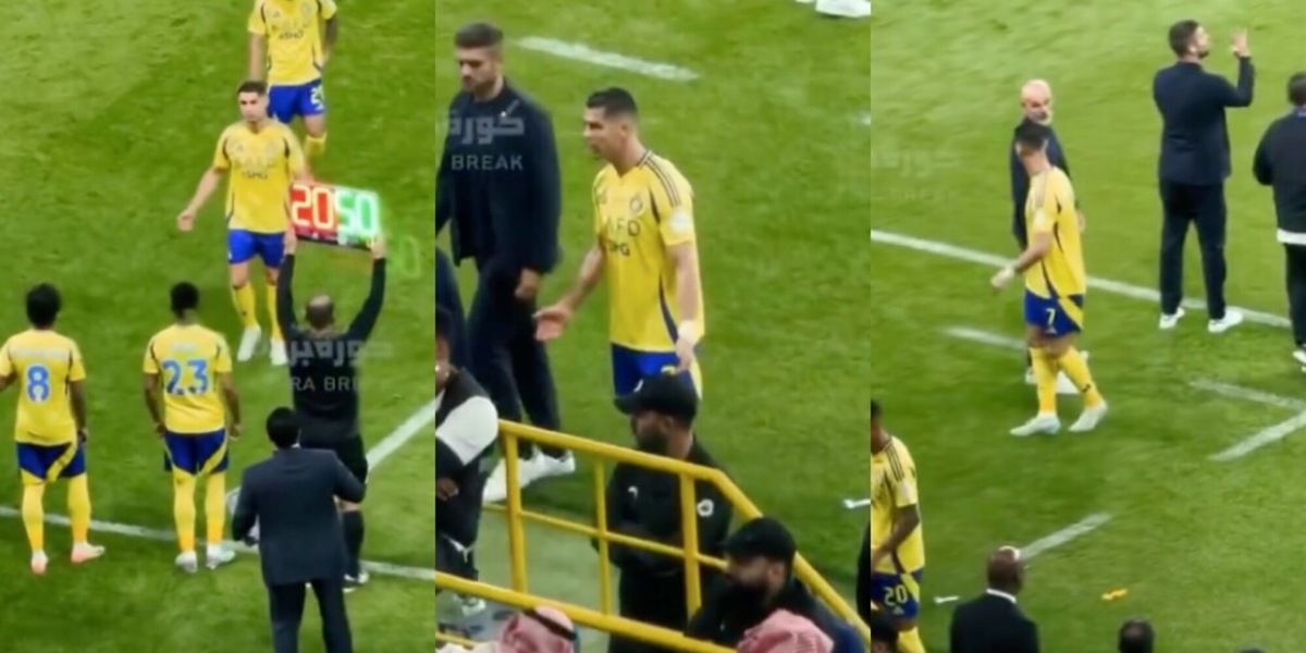 Cristiano Ronaldo furioso con Pioli, il video virale tra i tifosi della Roma: "Sarà lui?"
