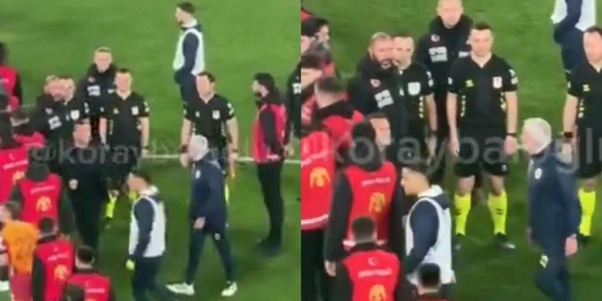 Mourinho furioso con Buruk, il gesto e la frase che hanno provocato tutto