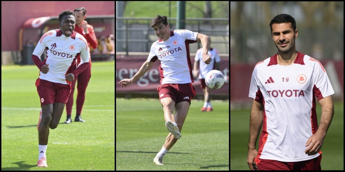 Roma in campo verso la Juve, ancora out Rensch e Saud