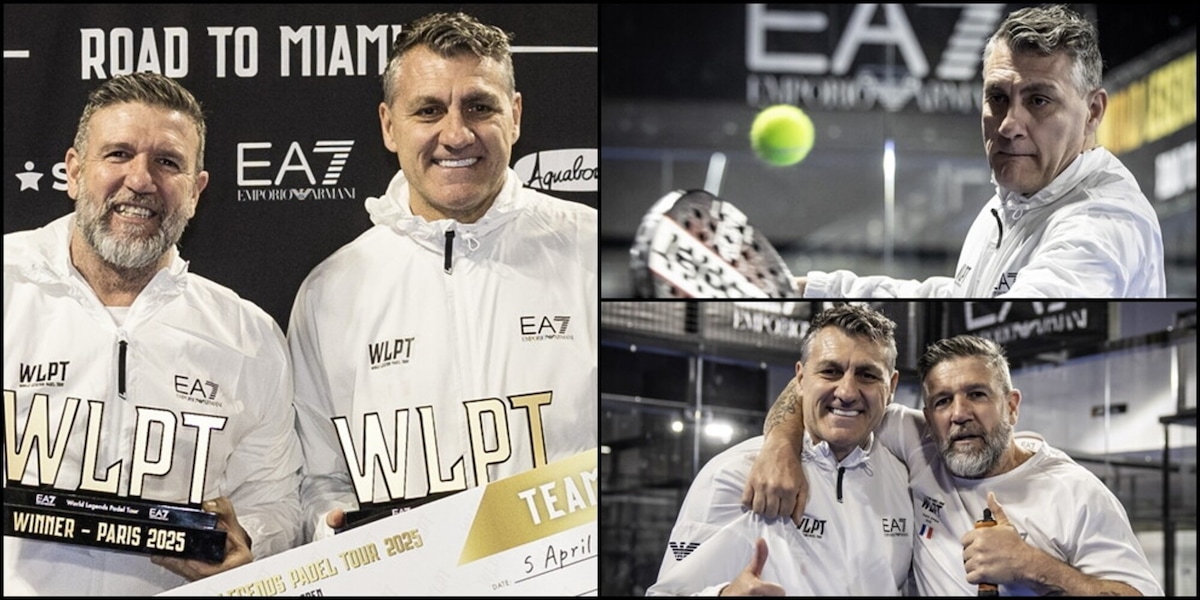EA7 World Legends Padel Tour, Candela e Vieri vincono a Parigi