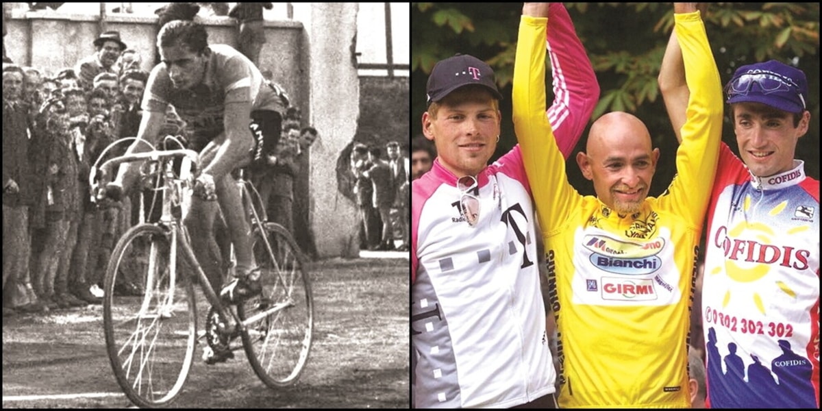 Coppi e Pantani, che doppiette!