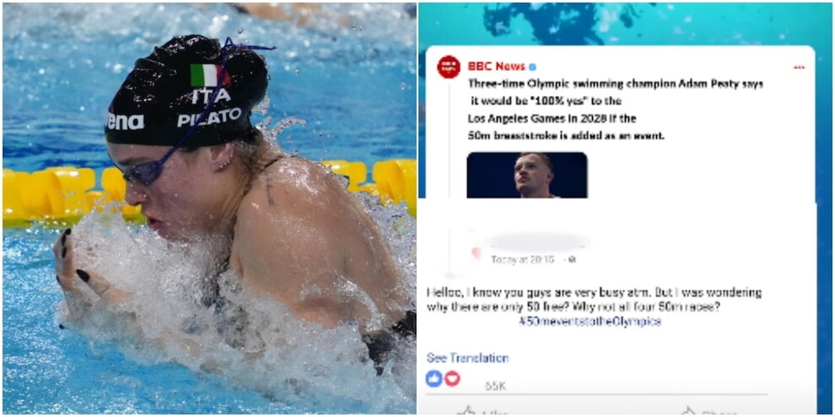 Benedetta Pilato e la frecciata sui 50 rana nel programma olimpico: il post virale
