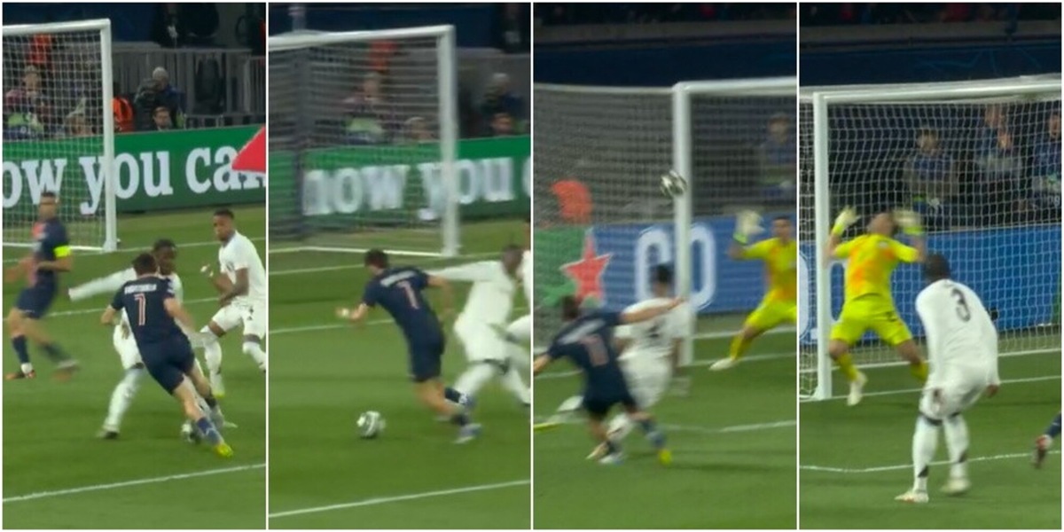 Kvaratskhelia, dribbling e gol fantastico in Psg-Aston Villa: la fotosequenza