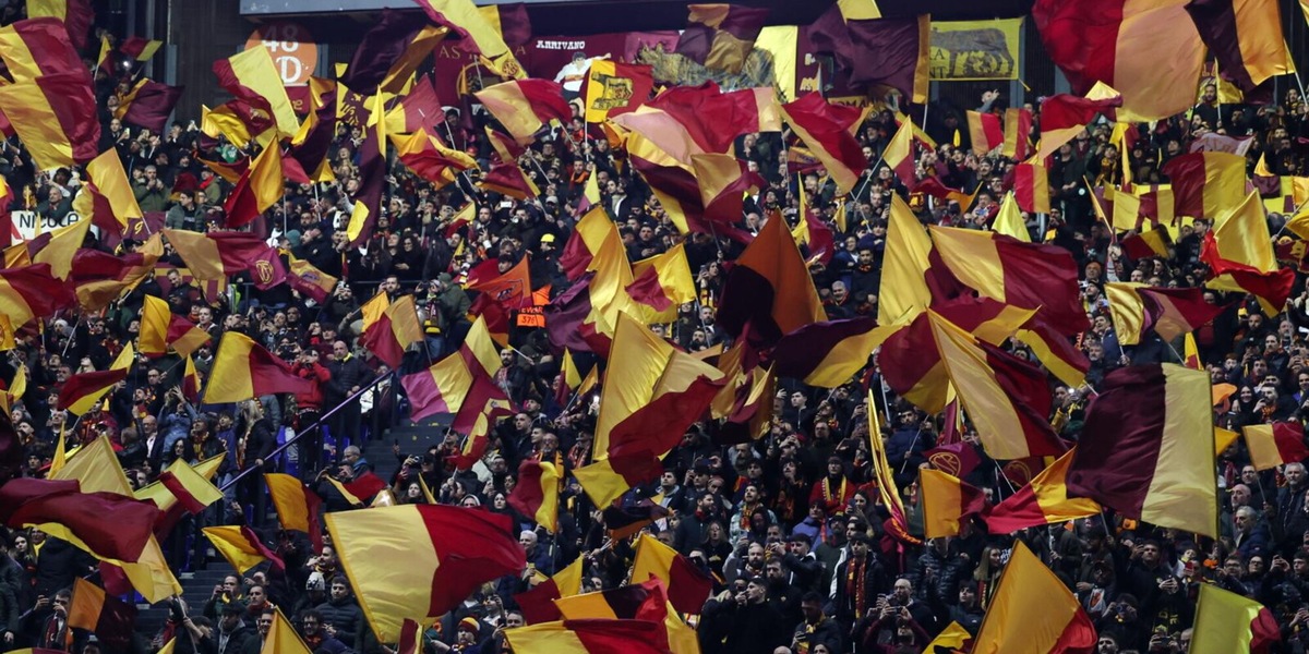 Roma a Milano senza i tifosi: i colori ingannano