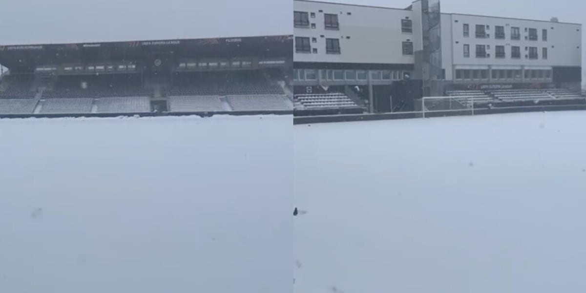Lazio, le incredibili FOTO da Bodo: il campo è sommerso dalla neve
