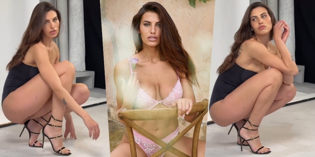 Carolina Stramare incanta i social tra intimo e tacchi a spillo