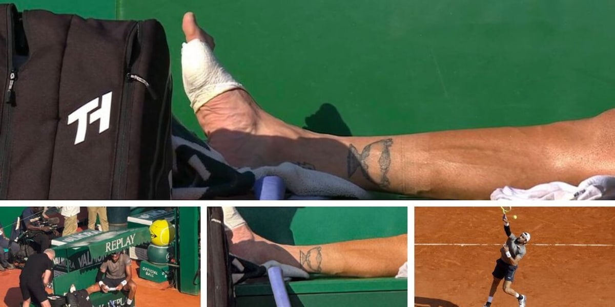 Berrettini e quel tatuaggio virale sulla caviglia: cosa ha disegnato Matteo