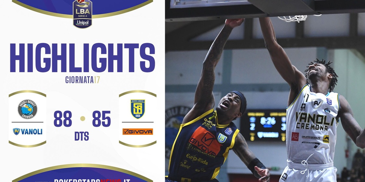 Vanoli Basket Cremona – Givova Scafati | Serie A Unipol 2024/25