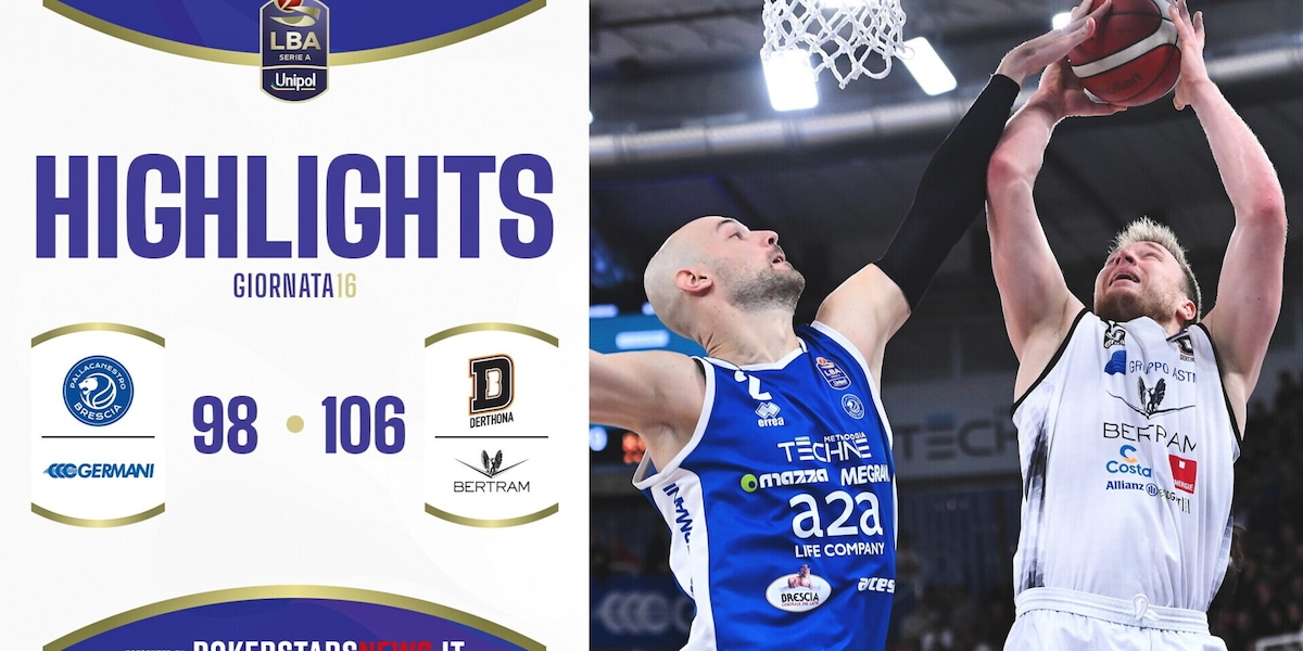 Germani Brescia - Bertram Derthona Tortona | Serie A Unipol 2024/25