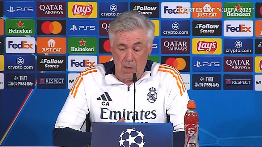 Ancelotti cita Alcaraz: "Servono testa, cuore e cogl..."