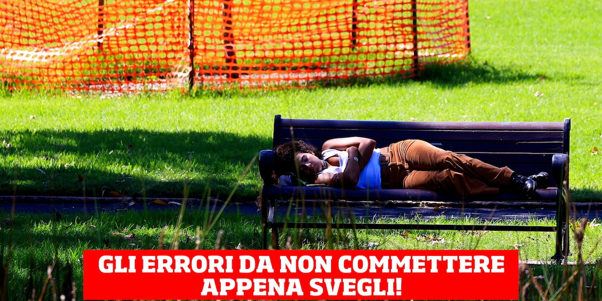 Gli errori da non fare al mattino