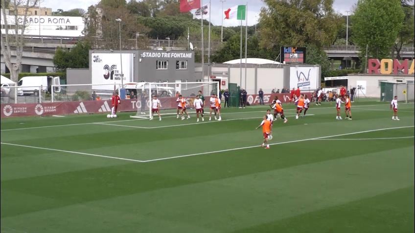 Roma, ecco i gol della partitella
